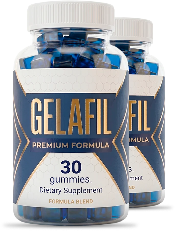 Gelafil premium formula, two 30 gummy bottles
