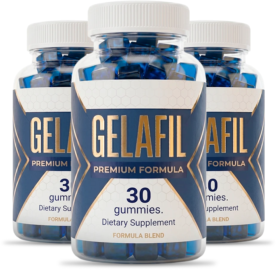 Gelafil men's wellness gummies, 30 gummy bottles